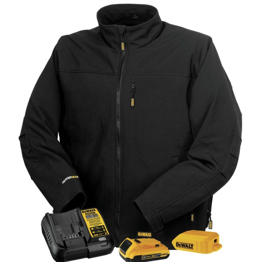 Clothing And Gear * | Dewalt Dchj060Abd1-2X 20V Max Li-Ion Soft Shell Heated Jacket Kit 2Xl