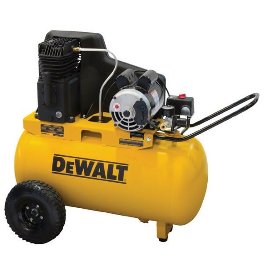 Air Tools And Equipment * | Dewalt Dxcmpa1982054 1.9 Hp 20 Gallon Portable Horizontal Wheelbarrow Air Compressor