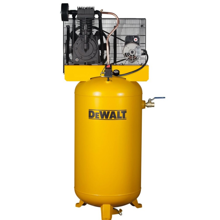 Air Tools And Equipment * | Dewalt Dxcmv5048055 5 Hp 80 Gallon Tops Two Stage Oil-Lube Industrial Stationary Air Compressor