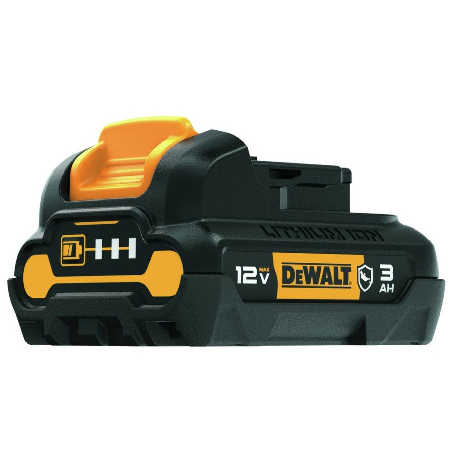 Power Tools * | Dewalt Dcb124G 12V Max 3 Ah Oil-Resistant Lithium-Ion Battery