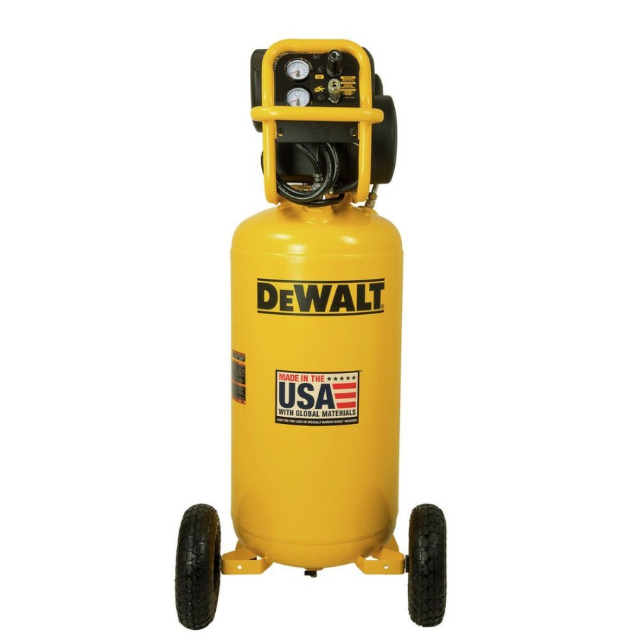 Air Tools And Equipment * | Dewalt Dxcm271 1.7 Hp 27 Gallon Oil-Free Vertical Air Compressor