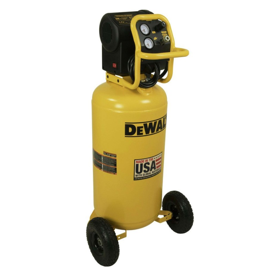 Air Tools And Equipment * | Dewalt Dxcm271 1.7 Hp 27 Gallon Oil-Free Vertical Air Compressor