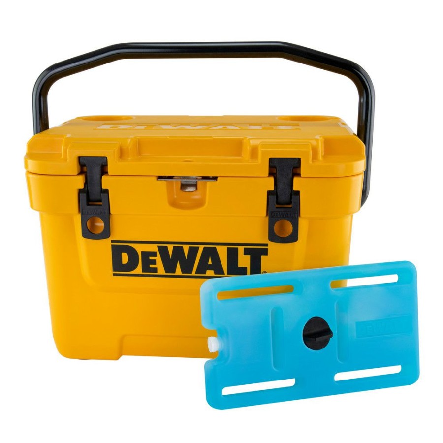 Outdoor * | Dewalt Dxc1001 10 Quart Roto-Molded Lunchbox Cooler/ 10 Quart Ice Pack Cooler Combo