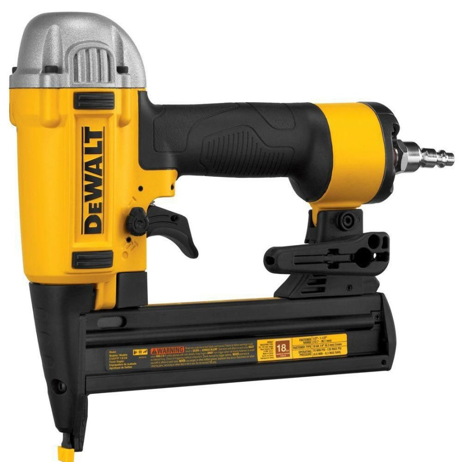 Air Tools And Equipment * | Dewalt Dwfp1838 18-Gauge 1/4 In. Crown 1-1/2 In. Finish Stapler