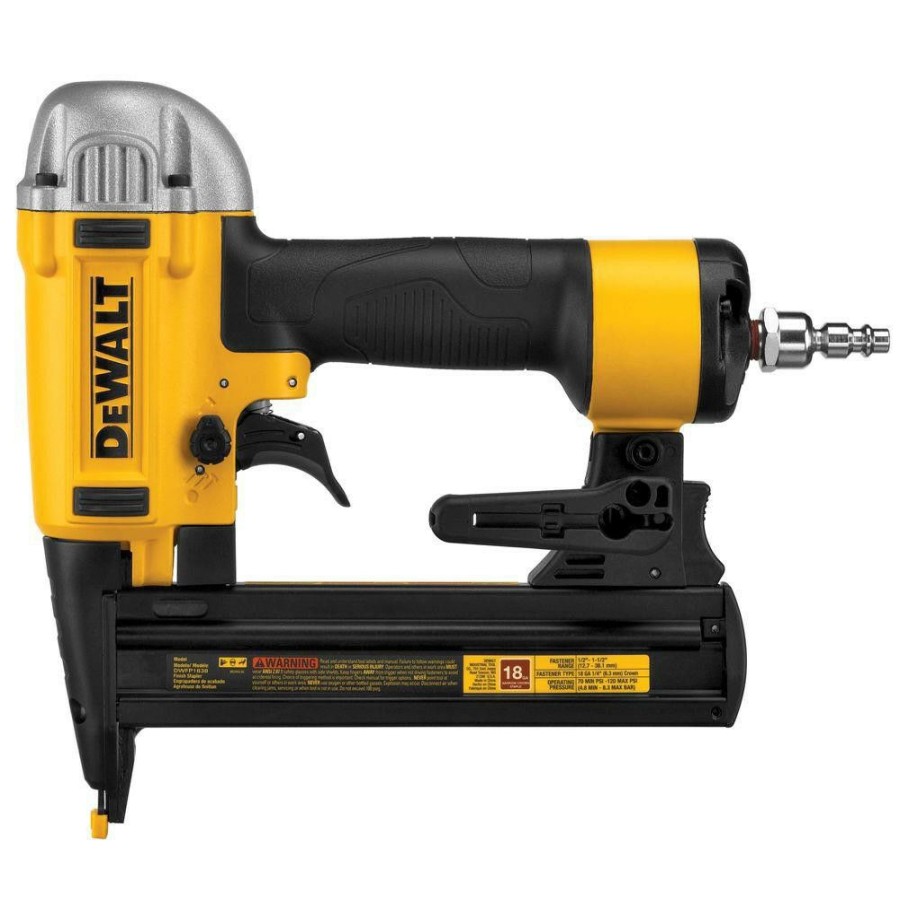 Air Tools And Equipment * | Dewalt Dwfp1838 18-Gauge 1/4 In. Crown 1-1/2 In. Finish Stapler