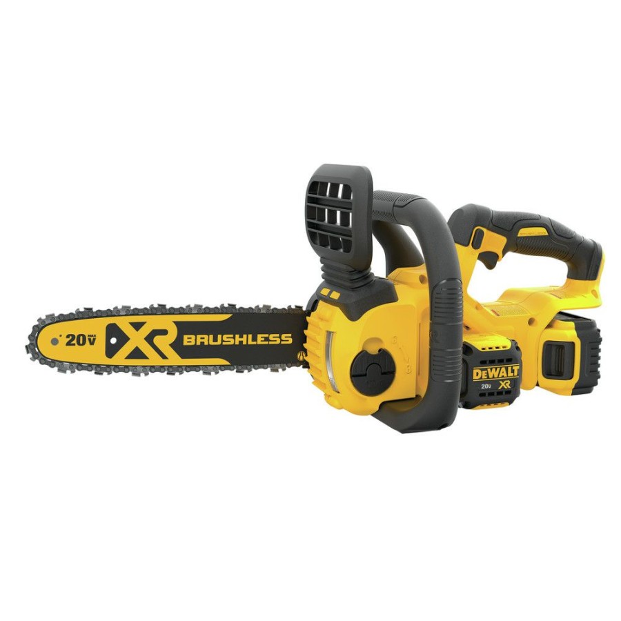 Outdoor Tools And Equipment * | Dewalt Dccs620P1 20V Max Xr 5.0 Ah Brushless Lithium-Ion 12 In. Compact Chainsaw Kit