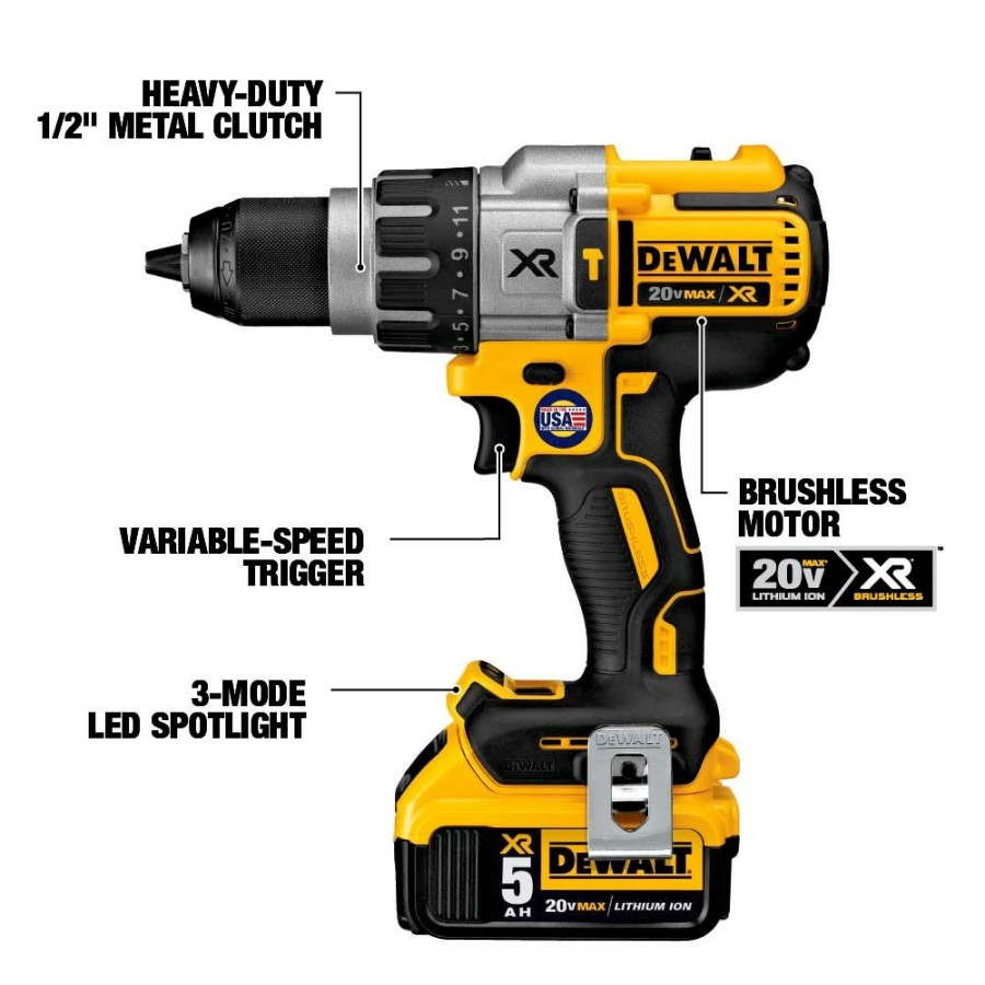 Power Tools * | Dewalt Dck694P2 20V Max Xr Lithium-Ion Cordless 6-Tool Combo Kit (5 Ah)