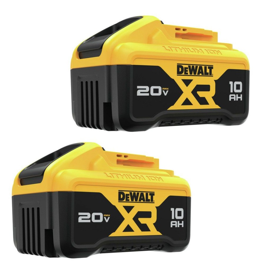 Power Tools * | Dewalt Dcb210-2 (2) 20V Max Xr 10 Ah Lithium-Ion Batteries