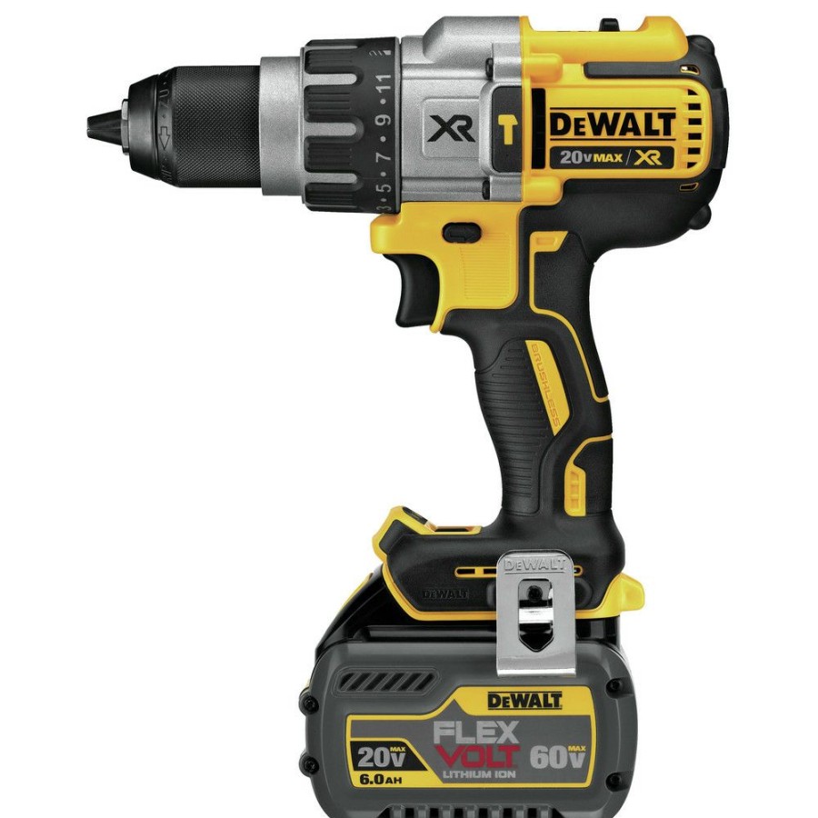 Power Tools * | Dewalt Dck299D1T1 2-Tool Combo Kit Flexvolt 20V Max Cordless Hammer Drill & Impact Driver Kit With 2 Batteries (2 Ah/6 Ah)