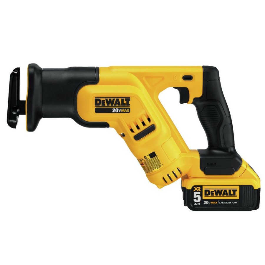 Power Tools * | Dewalt Dcs387P1 20V Max 5.0 Ah Cordless Lithium-Ion Reciprocating Saw Kit