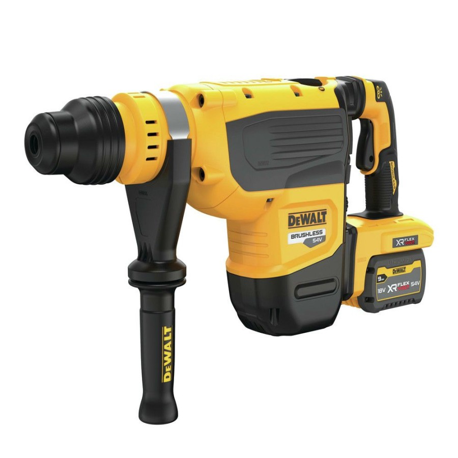 Power Tools * | Dewalt Dch735X2 60V Max Brushless Lithium-Ion 1-7/8 In. Cordless Sds Max Combination Rotary Hammer Kit With 2 Batteries (9 Ah)