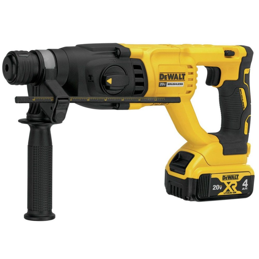 Power Tools * | Dewalt Dch133M2 20V Max Xr Lithium-Ion D-Handle Sds-Plus 1 In. Cordless Rotary Hammer Kit With 2 Batteries (4 Ah)