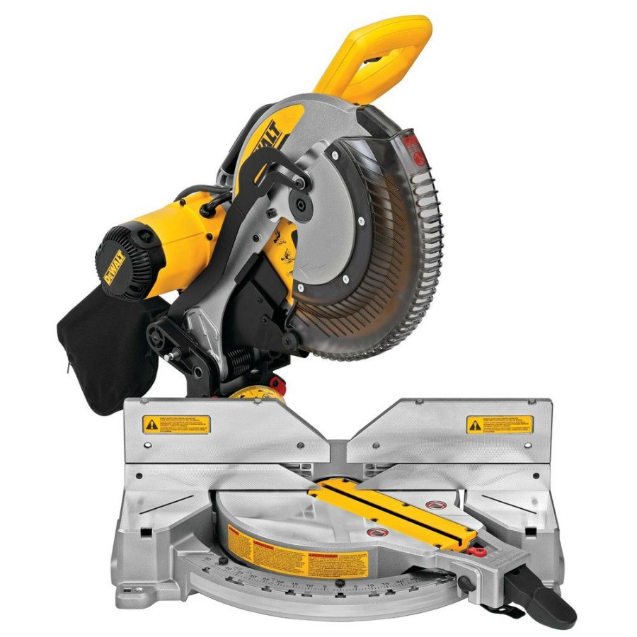 Power Tools * | Dewalt Dws716 120V 15 Amp Double-Bevel 12 In. Corded Compound Miter Saw