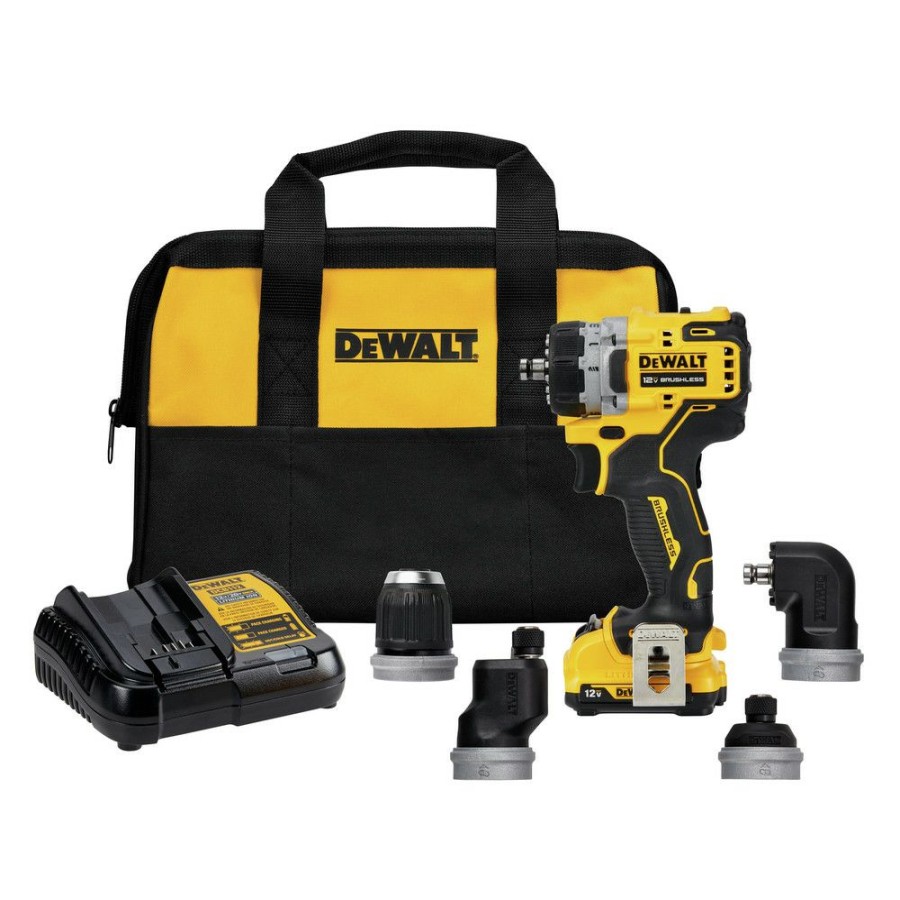 Power Tools * | Dewalt Dcd703F1 Xtreme 12V Max Brushless Lithium-Ion Cordless 5-In-1 Drill Driver Kit (2 Ah)