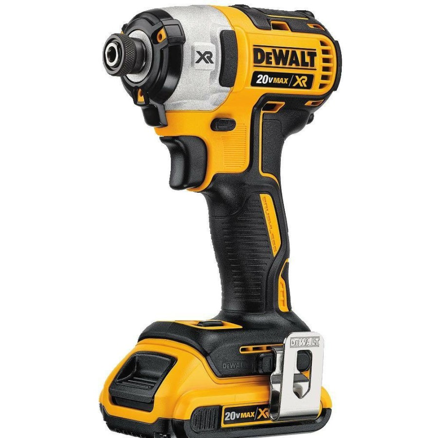 Power Tools * | Dewalt Dcf887D2 20V Max Xr Brushless Lithium-Ion 1/4 In. Cordless 3-Speed Impact Driver Kit With (2) 2 Ah Batteries