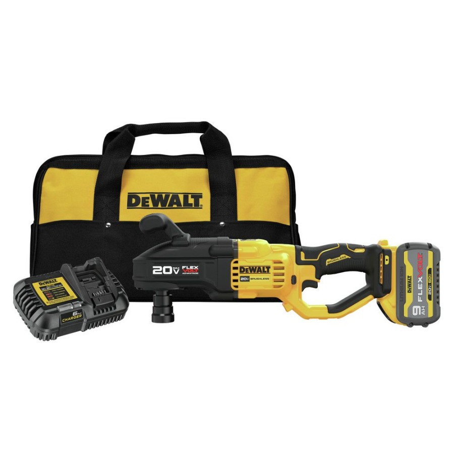 Power Tools * | Dewalt Dcd445X1 20V Max Brushless Lithium-Ion 7/16 In. Cordless Quick Change Stud And Joist Drill With Flexvolt Advantage Kit (9 Ah)