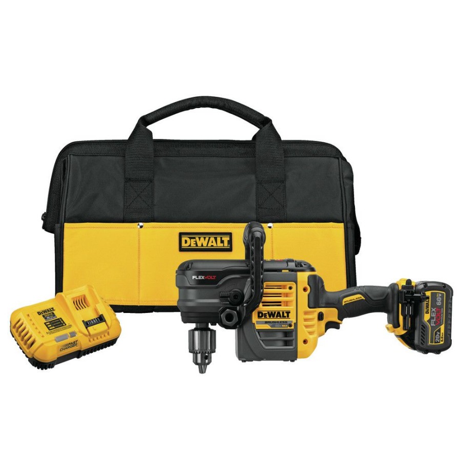 Power Tools * | Dewalt Dcd460T1 Flexvolt 60V Max Lithium-Ion Variable Speed 1/2 In. Cordless Stud And Joist Drill Kit With (1) 6 Ah Battery