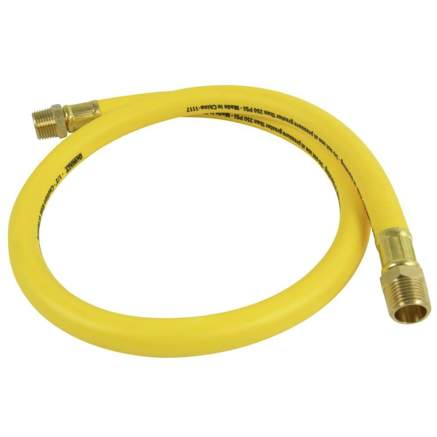 Air Tools And Equipment * | Dewalt Dxcm012-0210 1/2 In. X 3 Ft. Premium Hybrid Whip Hose