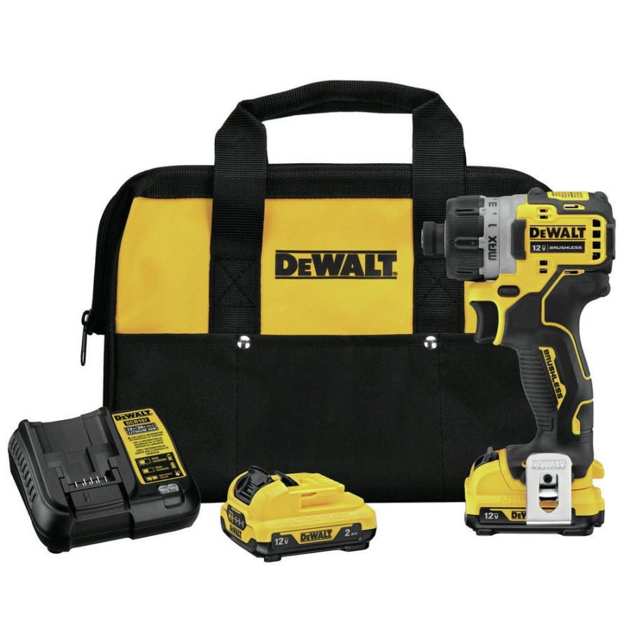 Power Tools * | Dewalt Dcf601F2 Xtreme 12V Max Brushless Lithium-Ion 1/4 In. Cordless Screwdriver Kit (2 Ah)