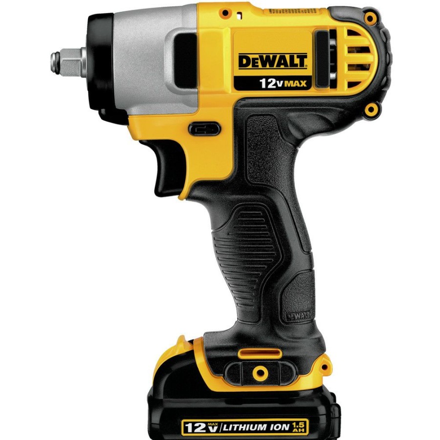 Power Tools * | Dewalt Dcf813S2 12V Max Brushed Lithium-Ion 3/8 In. Cordless Impact Wrench Kit With (2) 1.5 Ah Batteries