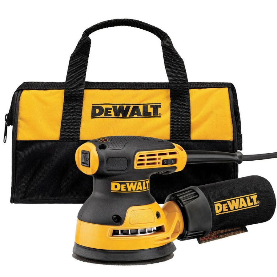 Power Tools * | Dewalt Dwe6423K 5 In. Variable Speed Random Orbital Sander With H&L Pad And Bag