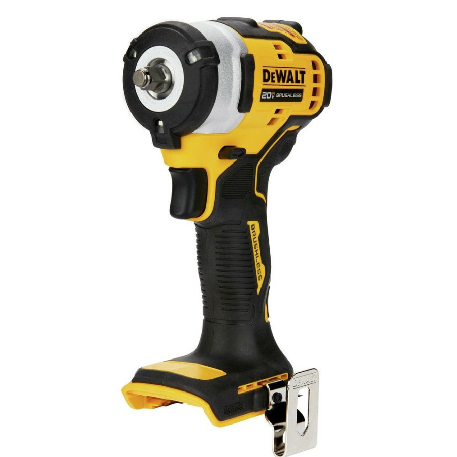 Power Tools * | Dewalt Dcf913B 20V Max Brushless Lithium-Ion 3/8 In. Cordless Impact Wrench With Hog Ring Anvil (Tool Only)