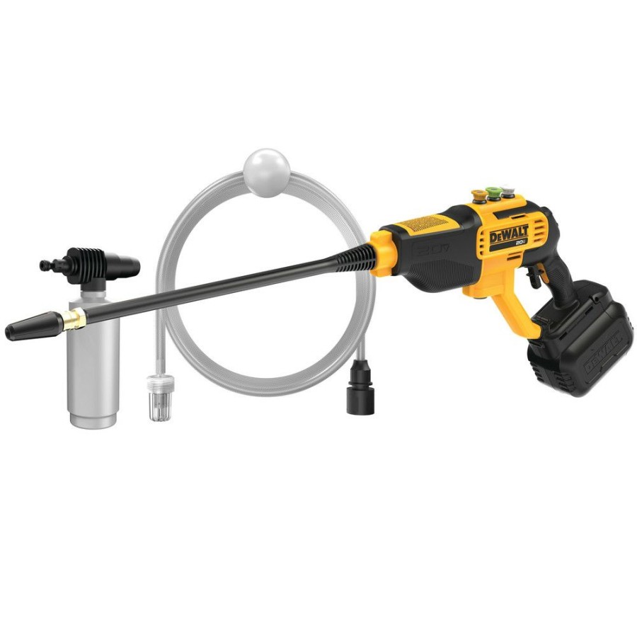 Outdoor Tools And Equipment * | Dewalt Dcpw550P1 20V Max 550 Psi Cordless Power Cleaner Kit (5 Ah)