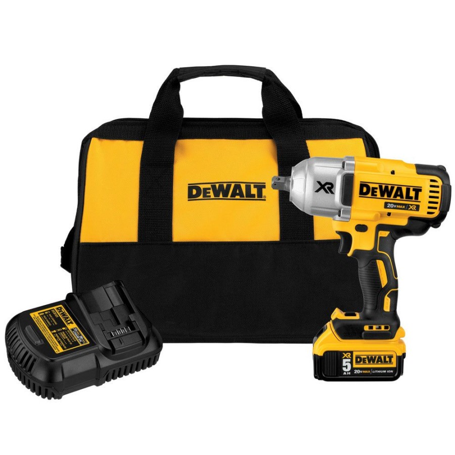 Power Tools * | Dewalt Dcf899P1 20V Max Xr Cordless Lithium-Ion 1/2 In. Brushless Detent Pin Impact Wrench With Battery