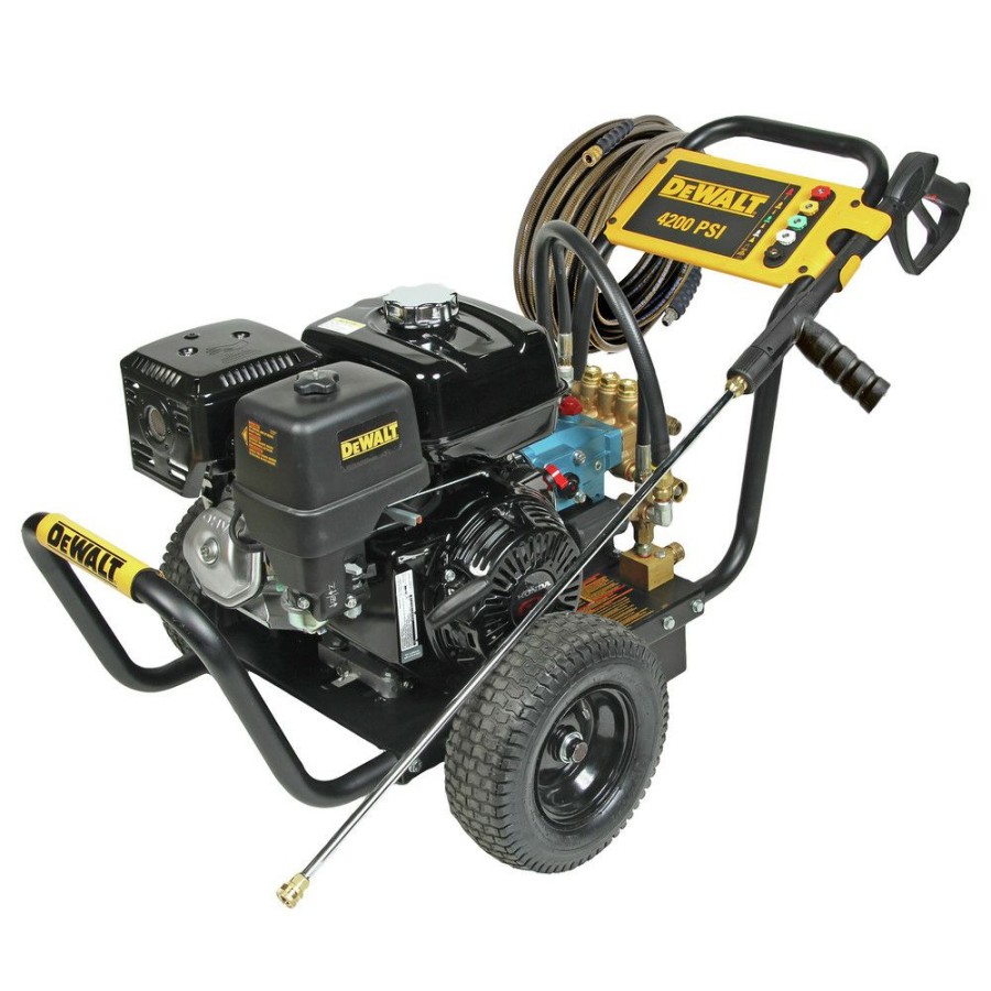 Outdoor Tools And Equipment * | Dewalt 60606 4200 Psi 4.0 Gpm Gas Pressure Washer Powered By Honda