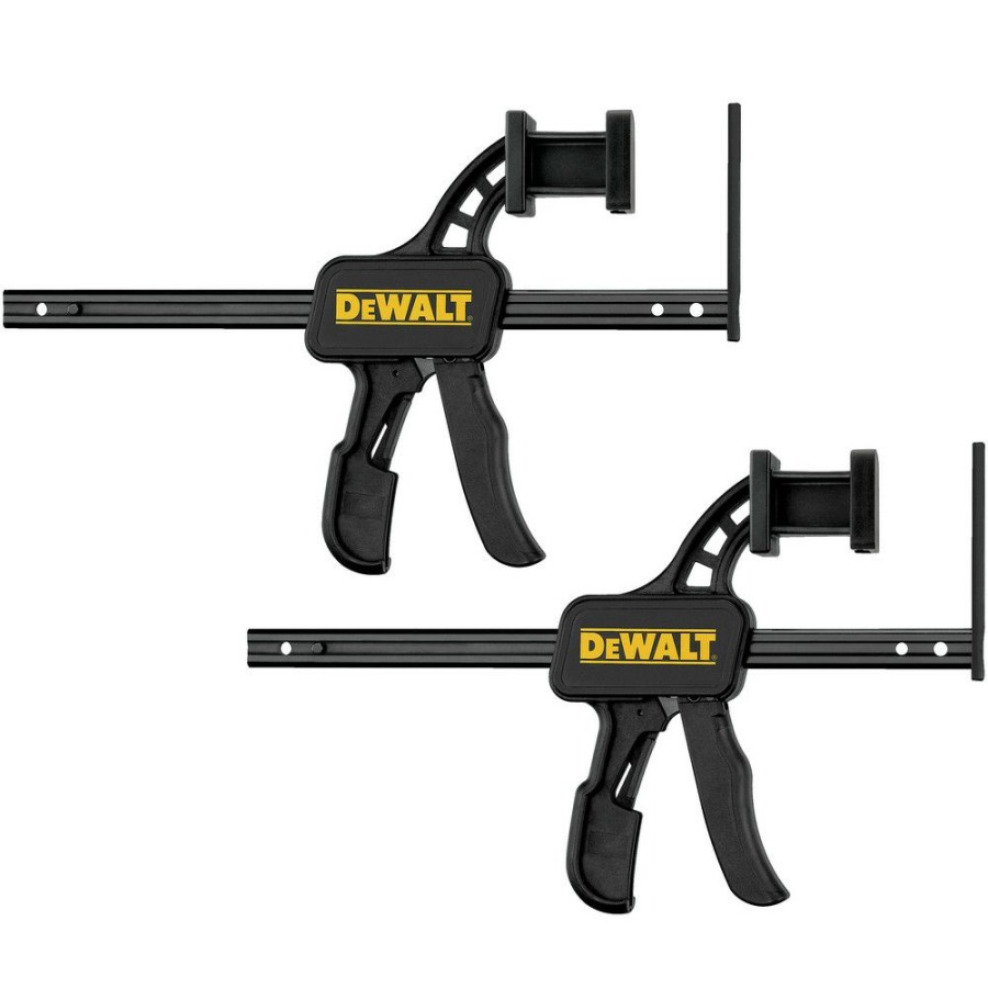 Power Tools * | Dewalt Dws5026 2-Piece Tracksaw Clamp Set