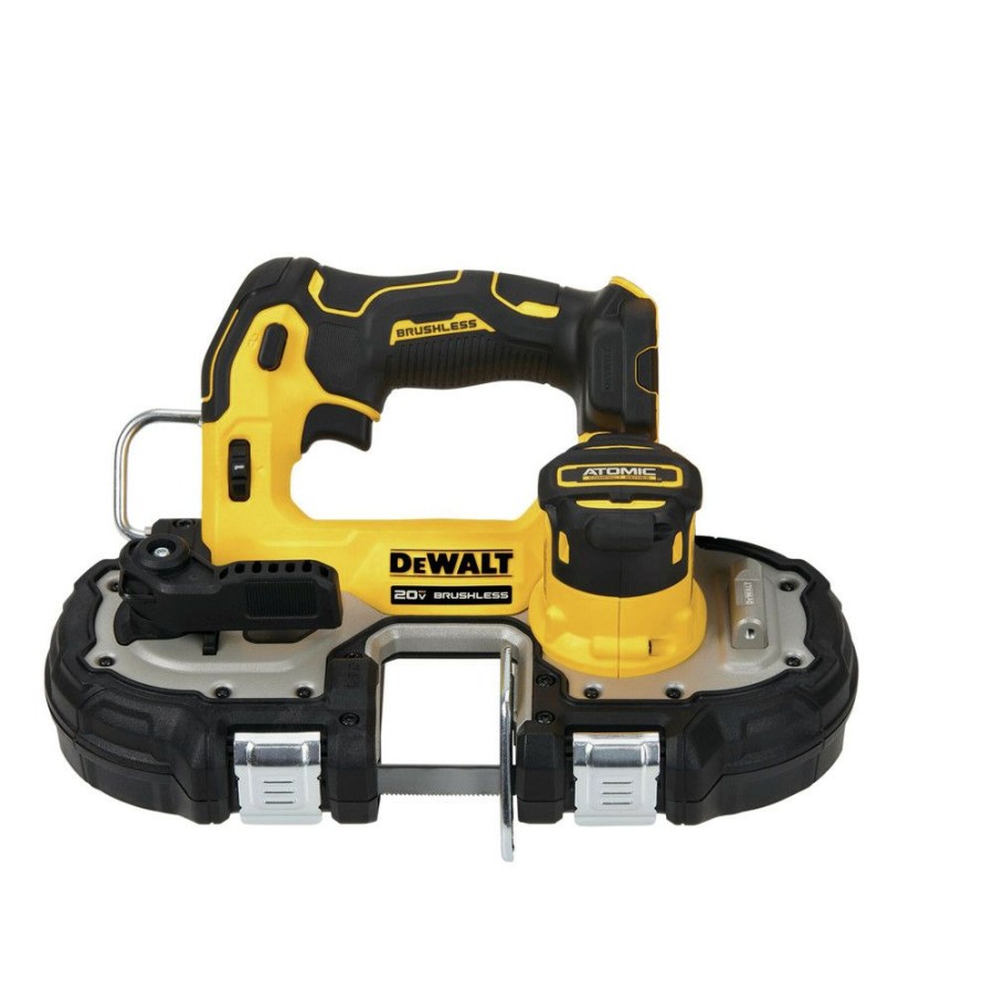 Power Tools * | Dewalt Dcs377B 20V Max Atomic Brushless Lithium-Ion 1-3/4 In. Cordless Compact Bandsaw (Tool Only)