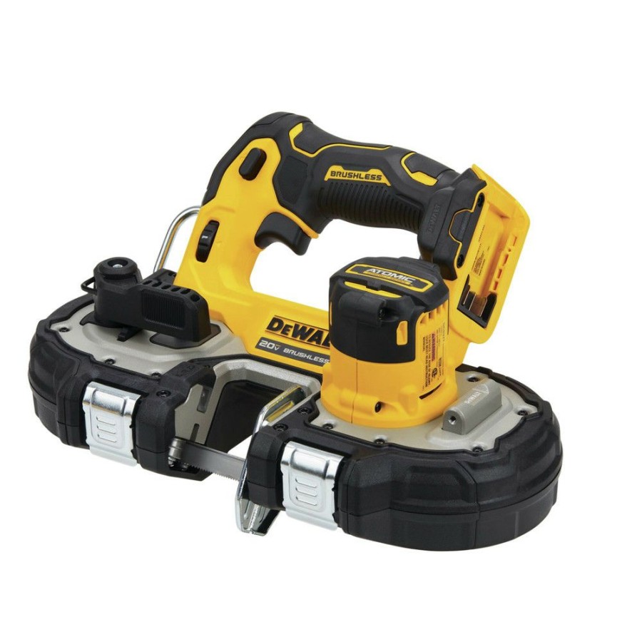 Power Tools * | Dewalt Dcs377B 20V Max Atomic Brushless Lithium-Ion 1-3/4 In. Cordless Compact Bandsaw (Tool Only)