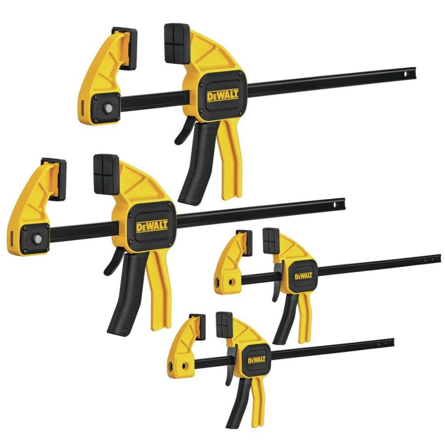 Hand Tools * | Dewalt Dwht83196 Medium And Large Trigger Clamps 4-Pack