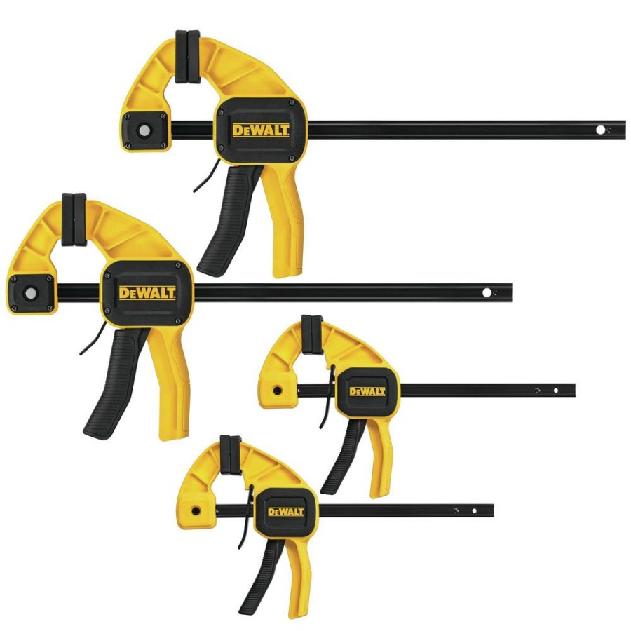 Hand Tools * | Dewalt Dwht83196 Medium And Large Trigger Clamps 4-Pack