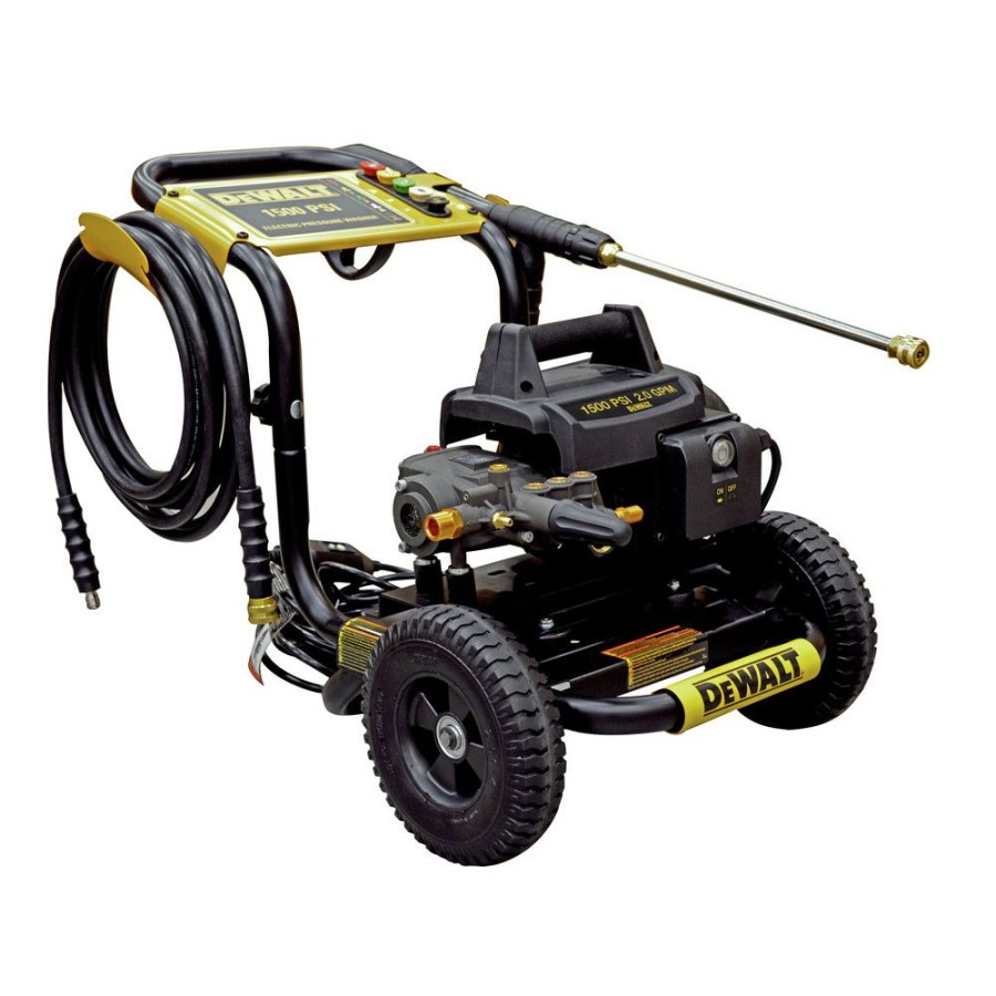 Outdoor Tools And Equipment * | Dewalt 60607 1500 Psi 1.8 Gpm Electric Pressure Washer