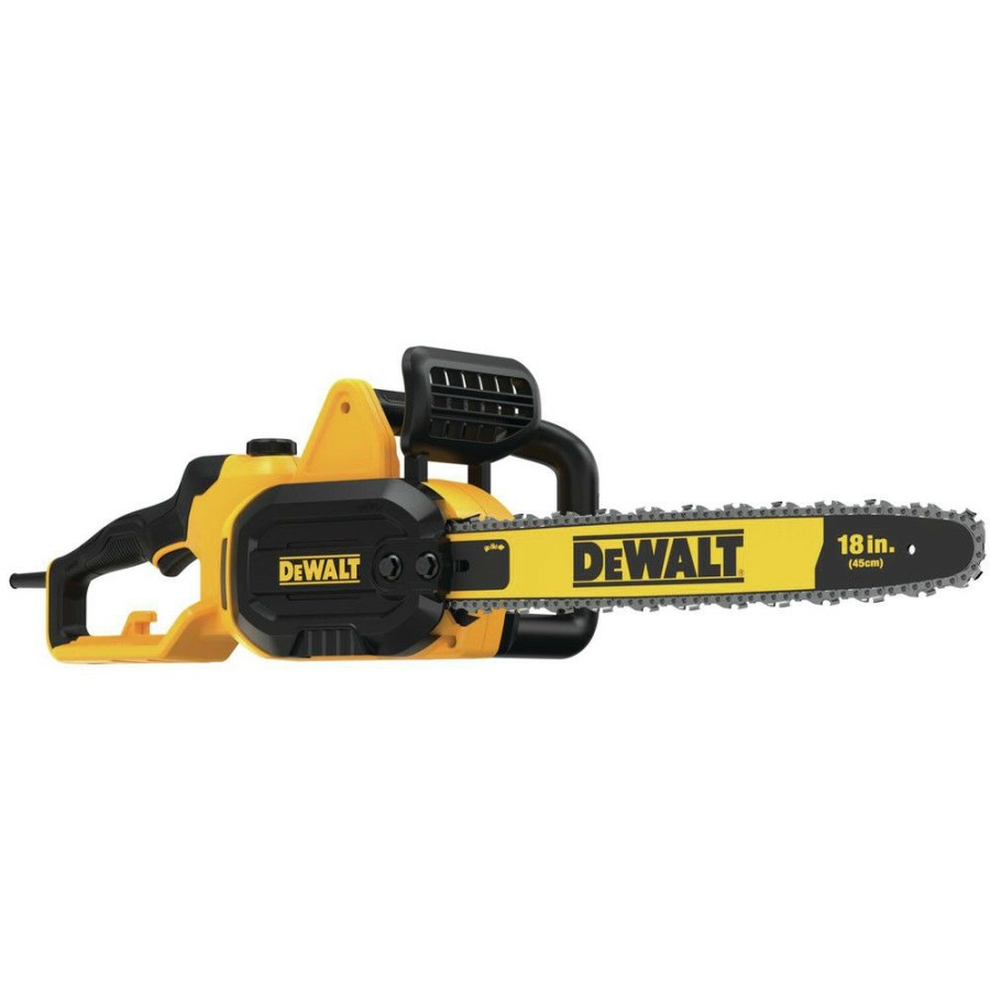 Outdoor Tools And Equipment * | Dewalt Dwcs600 15 Amp Brushless 18 In. Corded Electric Chainsaw