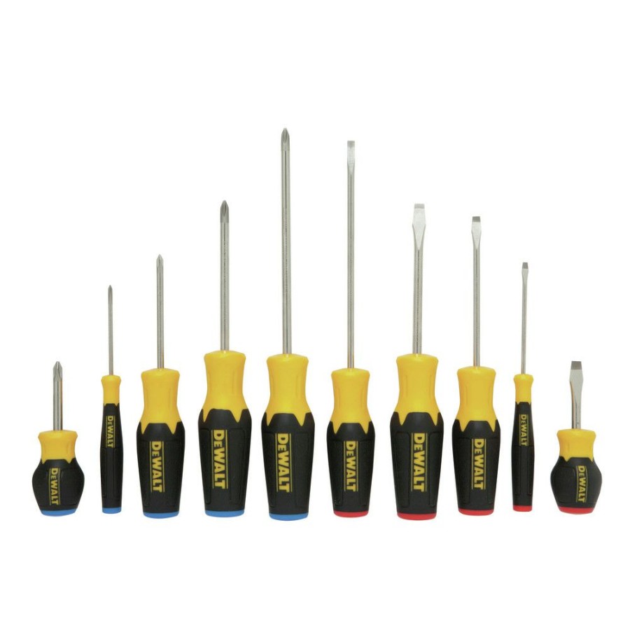 Hand Tools * | Dewalt Dwht62513 10-Piece Screwdriver Set