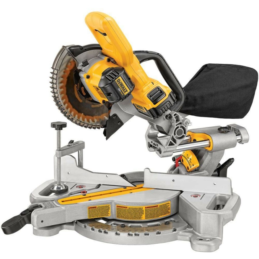 Power Tools * | Dewalt Dcs361M1 20V Max Cordless Lithium-Ion 7-1/4 In. Sliding Compound Miter Saw Kit