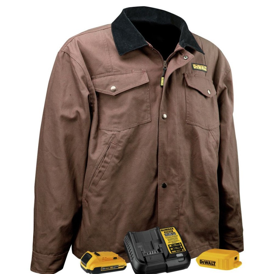 Clothing And Gear * | Dewalt Dchj083Td1-S 20V Max Li-Ion Barn Coat Kit Small