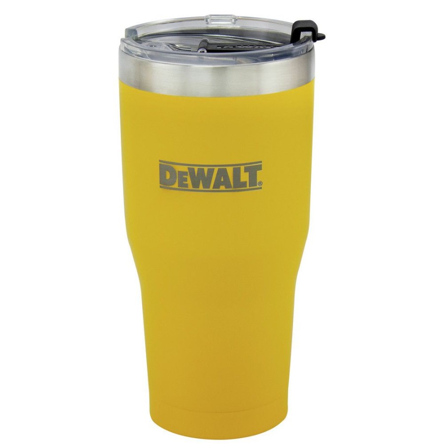 Outdoor * | Dewalt Dxc30Oztys 30 Oz. Yellow Powder Coated Tumbler