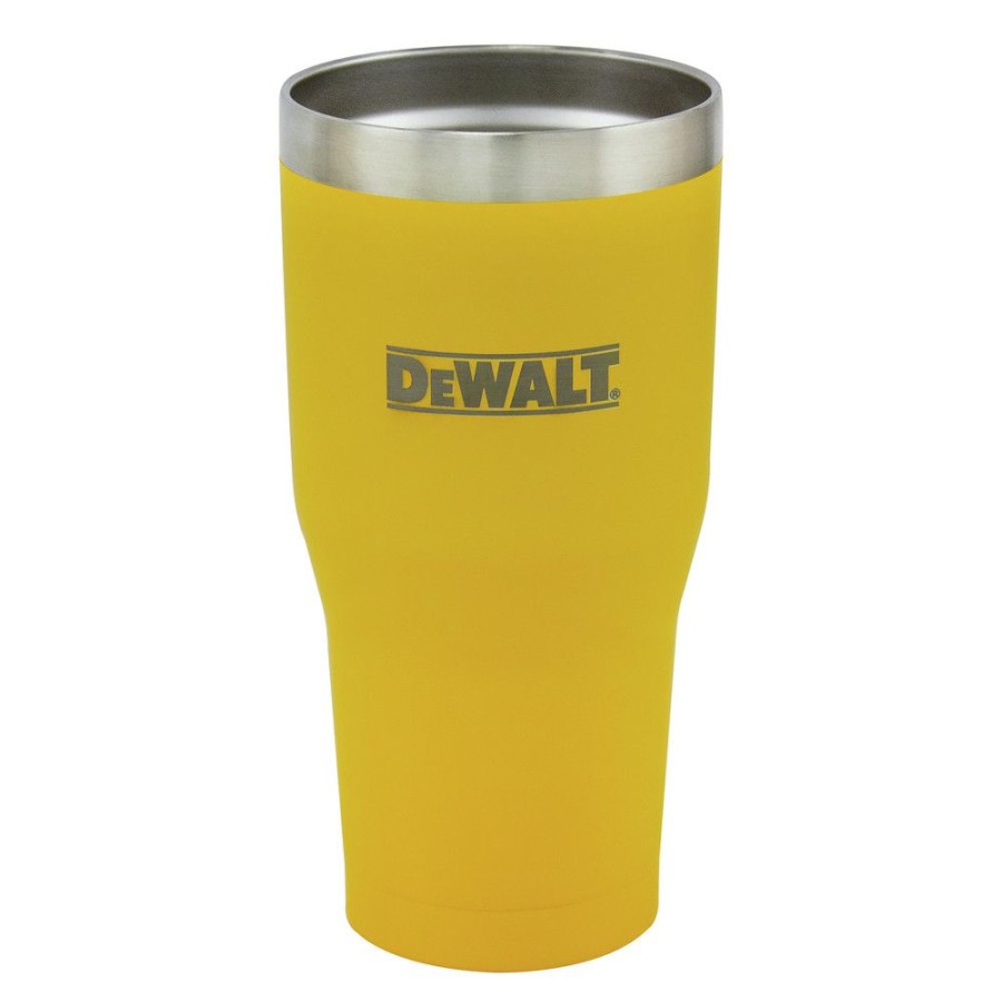 Outdoor * | Dewalt Dxc30Oztys 30 Oz. Yellow Powder Coated Tumbler