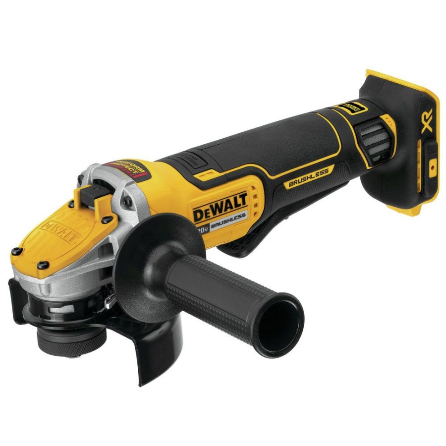 Power Tools * | Dewalt Dcg415B 20V Max Xr Brushless Lithium-Ion 4-1/2 5 In. Cordless Small Angle Grinder With Power Detect Tool Technology (Tool Only)