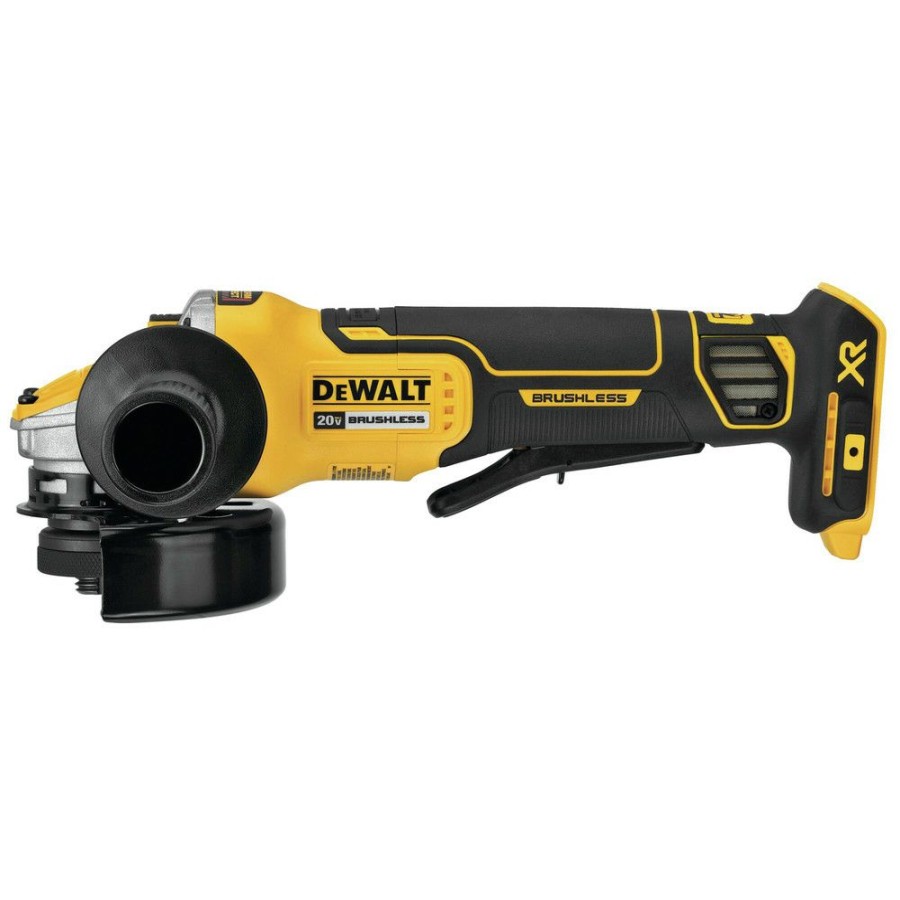 Power Tools * | Dewalt Dcg415B 20V Max Xr Brushless Lithium-Ion 4-1/2 5 In. Cordless Small Angle Grinder With Power Detect Tool Technology (Tool Only)